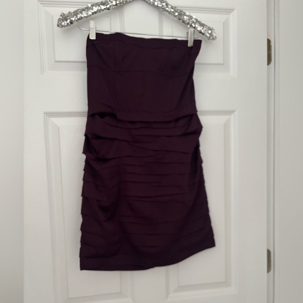 NWT express strapless ruched dress sz 4
